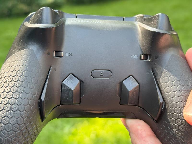 Back of the SCUF Valor Pro Controller