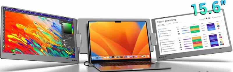 15.66" KYY Triple Monitor Extender