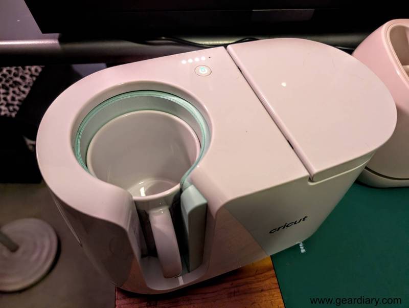 Cricut Mug Press Review: Make Effortless, Pro-Quality Custom Mugs in Minutes 4 A mug inside the Cricut Mug Press
