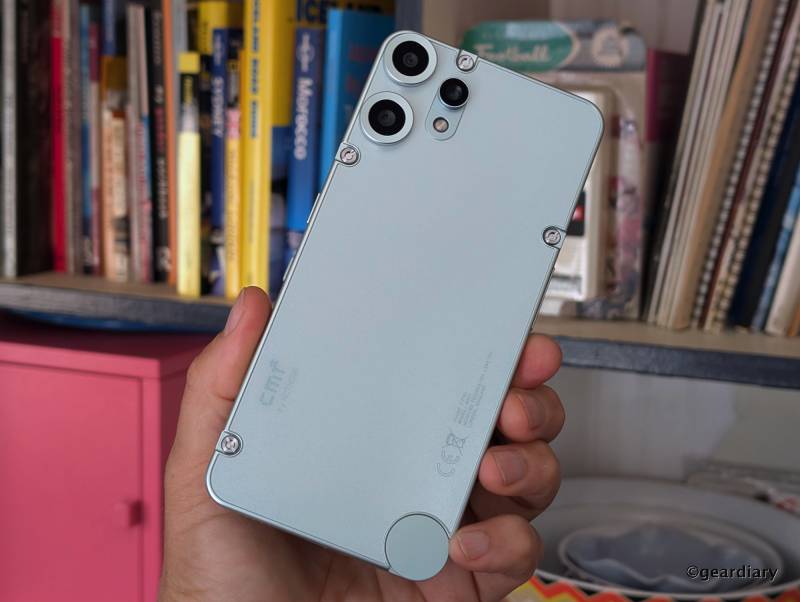 The author holding the Nothing CMF Phone 2 in hand.