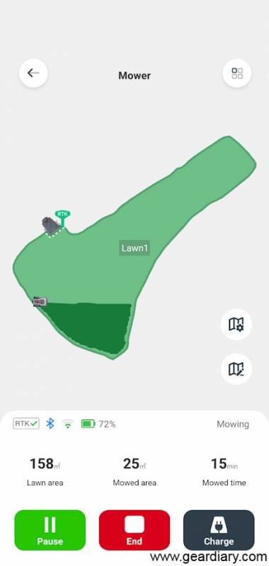 RoboUP T1200 Pro mapping