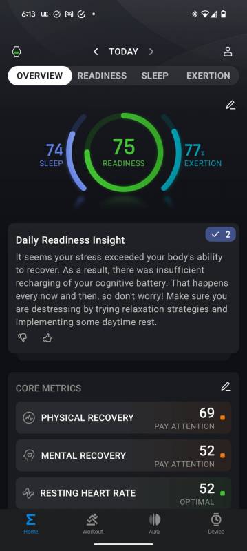 Zepp app screenshots