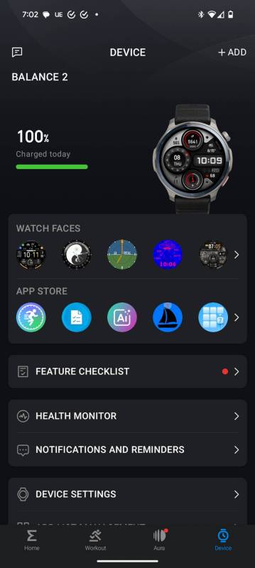Watch faces for the Amazfit Balance 2