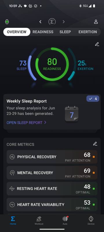 Zepp app screenshots