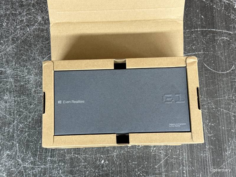 Oprning the Even Realities Even G1 Smart Glasses