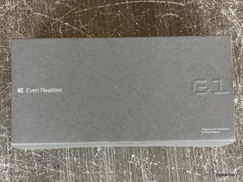 Opening the Even Realities Even G1 Smart Glasses box