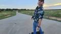 The author riding the MEEPO V3 MAX
