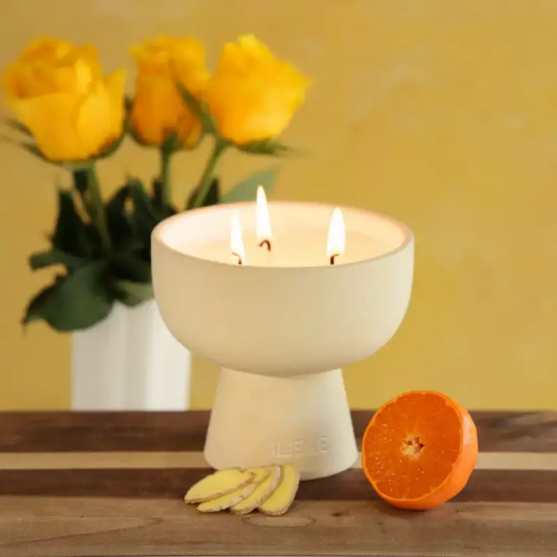 Blueme Happiness Refillable Ceramic Candle