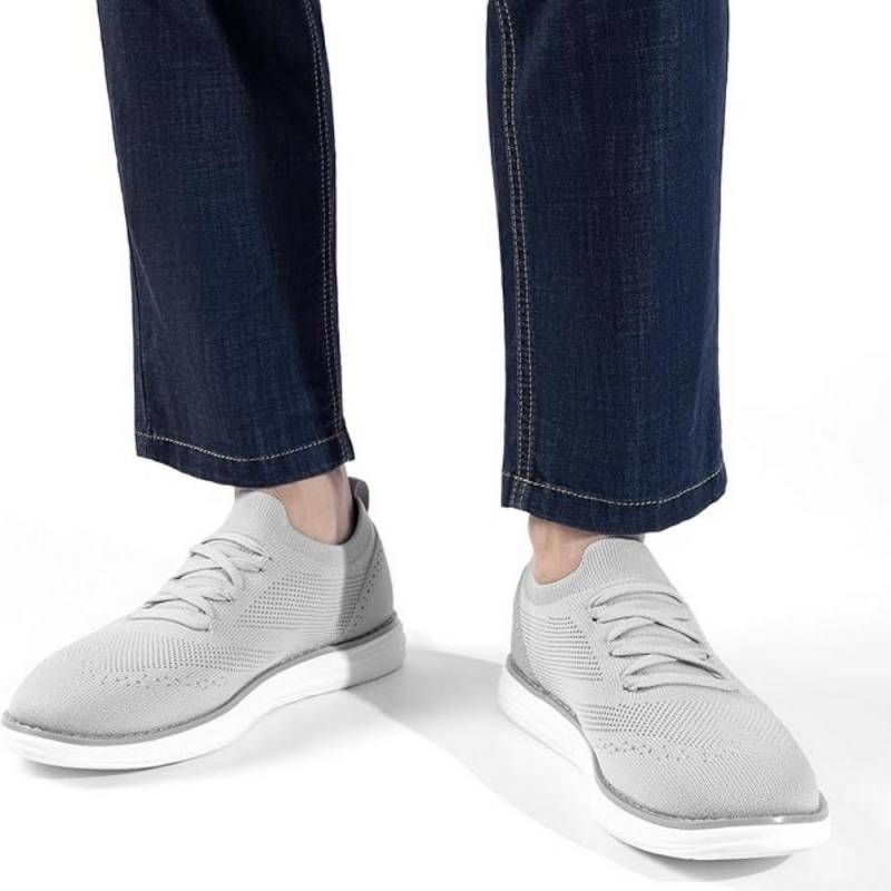 Bruno Marc Men's KnitFlex Craft Mesh Oxford Sneakers