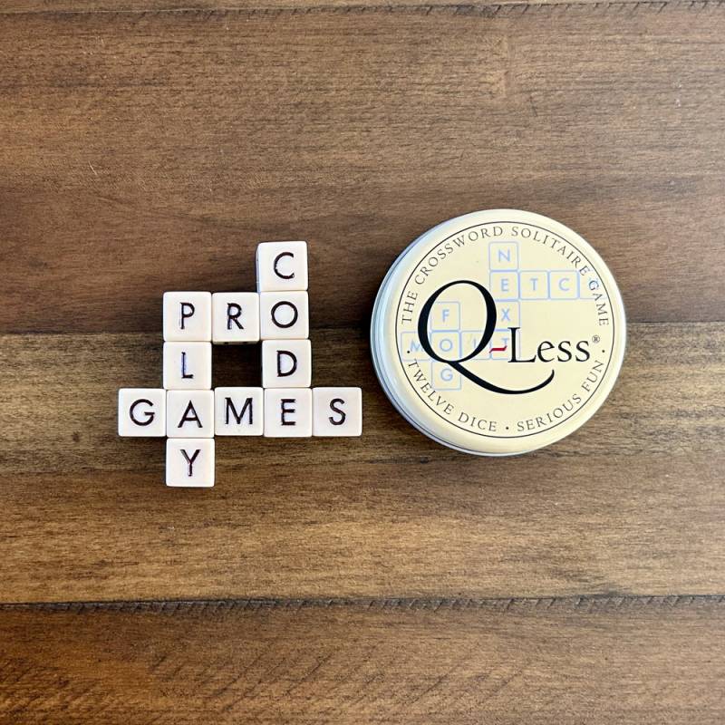 Q-Less Crossword Solitaire Game