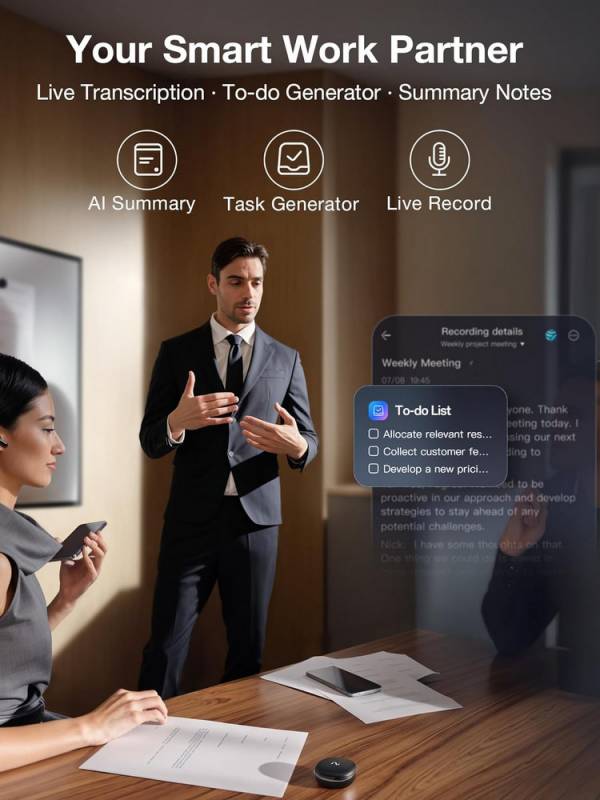 Viaim RecDot AI Voice Recorder Earbuds