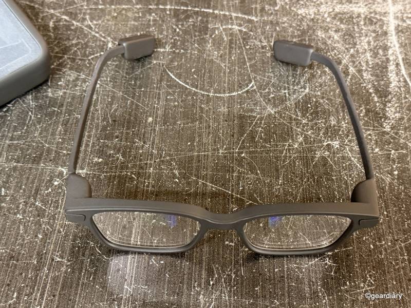 Front of the Even Realities Even G1 Smart Glasses
