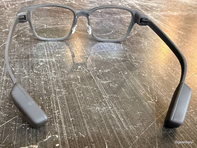 Back view of the Even Realities Even G1 Smart Glasses