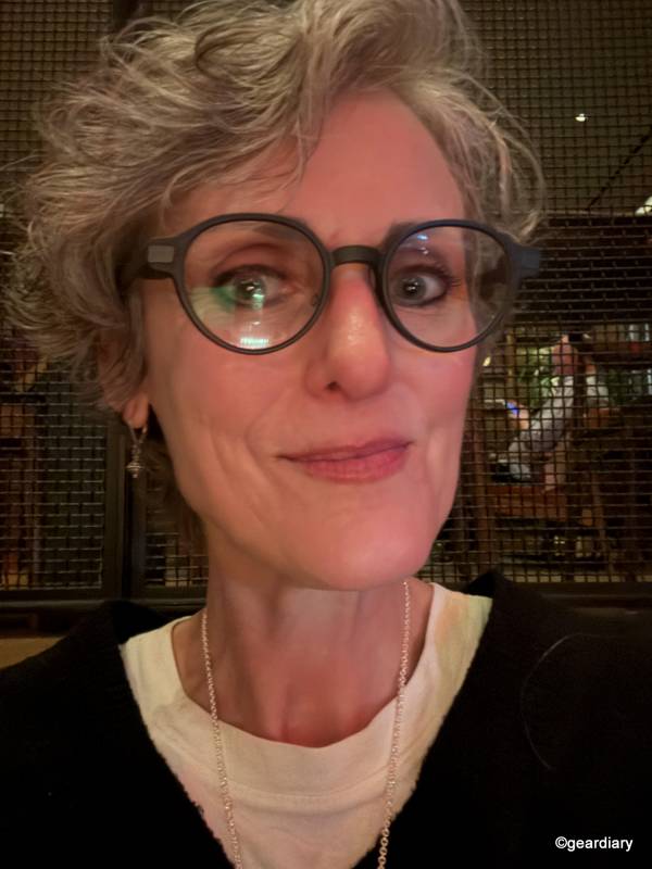 The author wearing the Even Realities Even G1 A (Panto) Smart Glasses