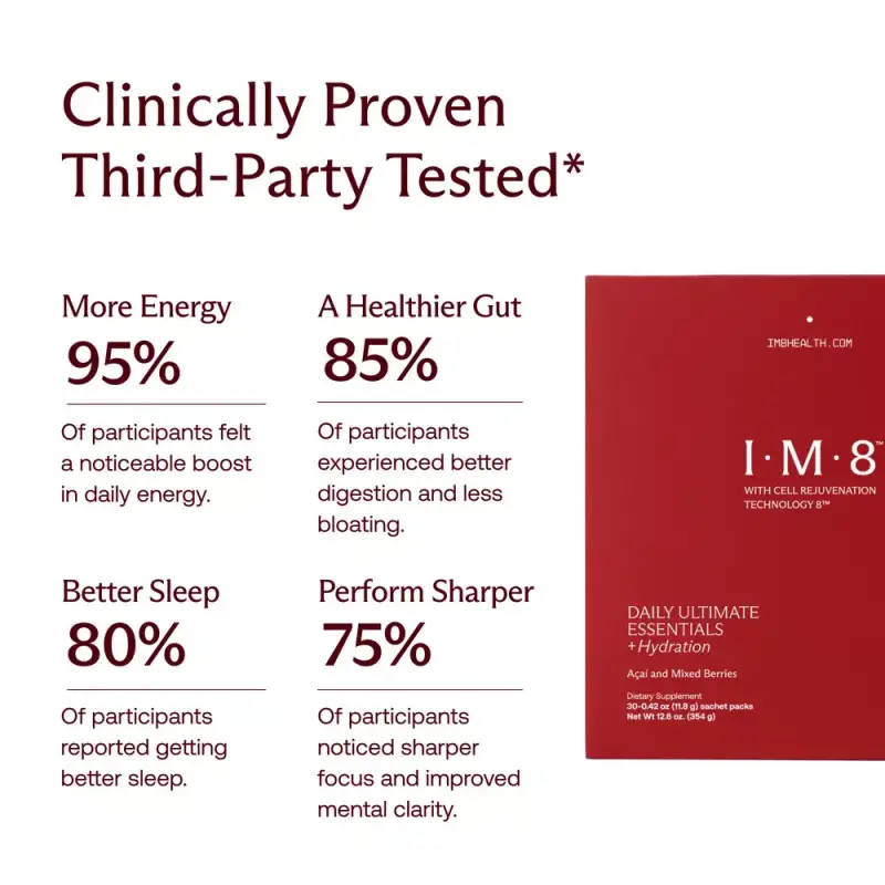 IM8 Daily Ultimate Essentials: All-in-One Supplement