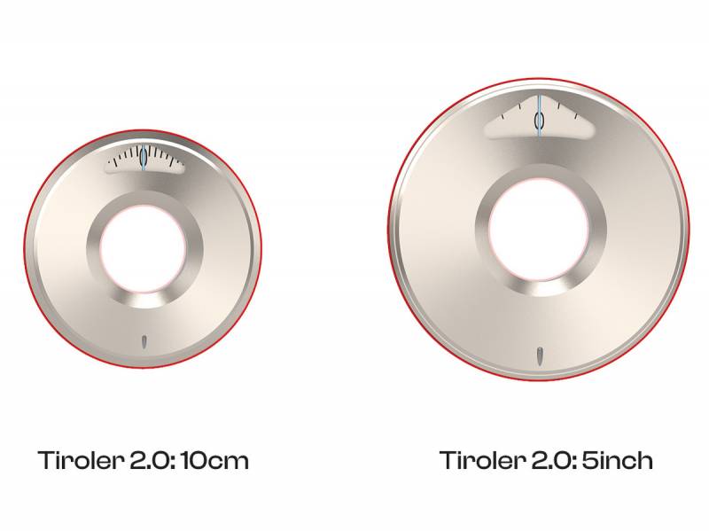 Metric and Imperial versions of the Titaner Tiroler 2.0