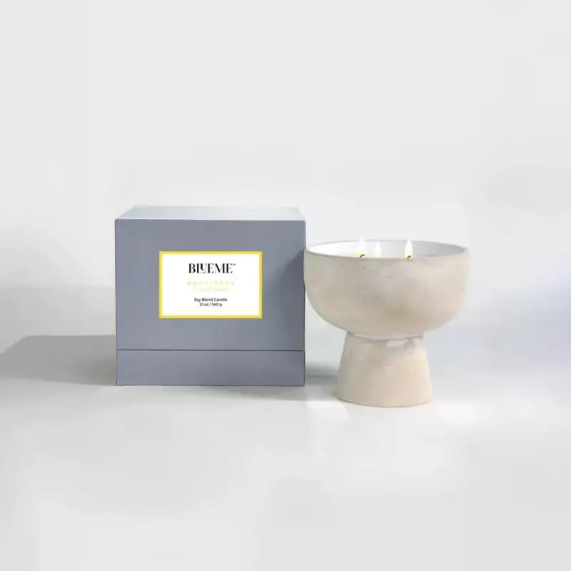 Blueme Happiness Refillable Ceramic Candle