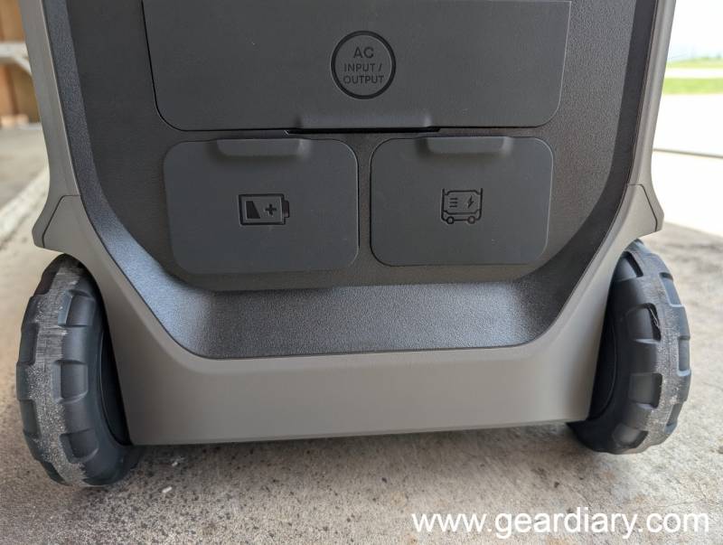 Inputs and outputs on the Anker SOLIX F3000 Portable Power Station