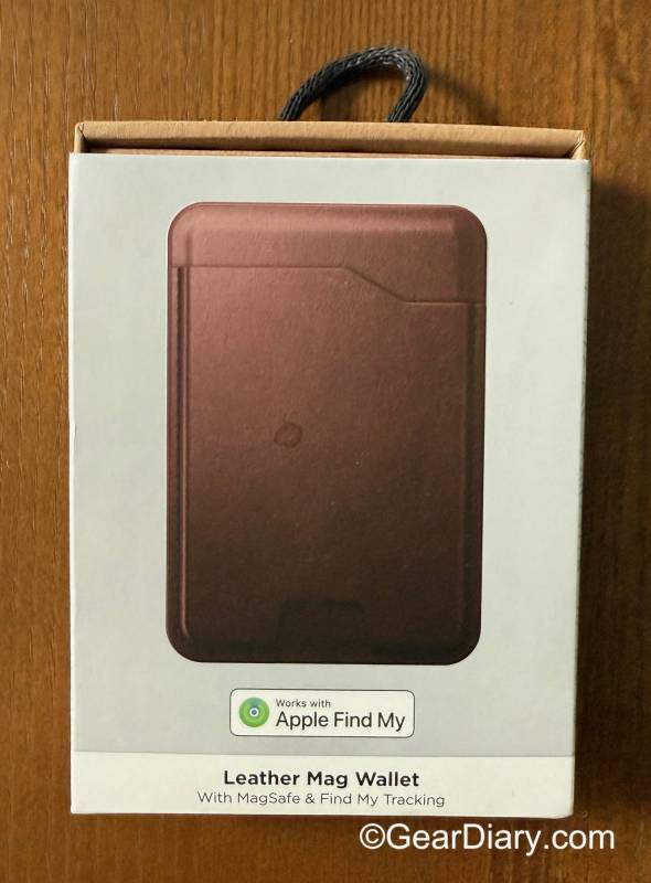 Nomad Leather Mag Wallet retail box