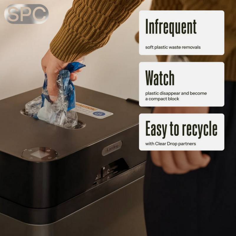 Clear Drop Soft Plastic Compactor (SPC): A Recycling Solution or Just a Pricey Band-Aid? 4 Clear Drop Soft Plastic Compactor