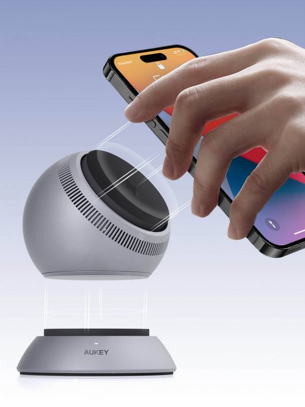 AUKEY MagFusion Ark: The Modular Wireless Charger That Wants to Replace Every Cable You Own 5 AUKEY MagFusion Ark and stand
