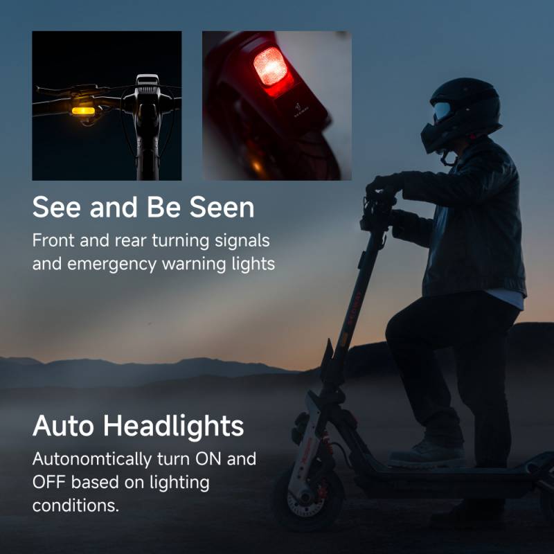 Segway SuperScooter GT3 Pro Launches August 12: Hold Onto Your Helmet, This Thing Hits 50 mph 10 Segway SuperScooter GT3 Pro headlights
