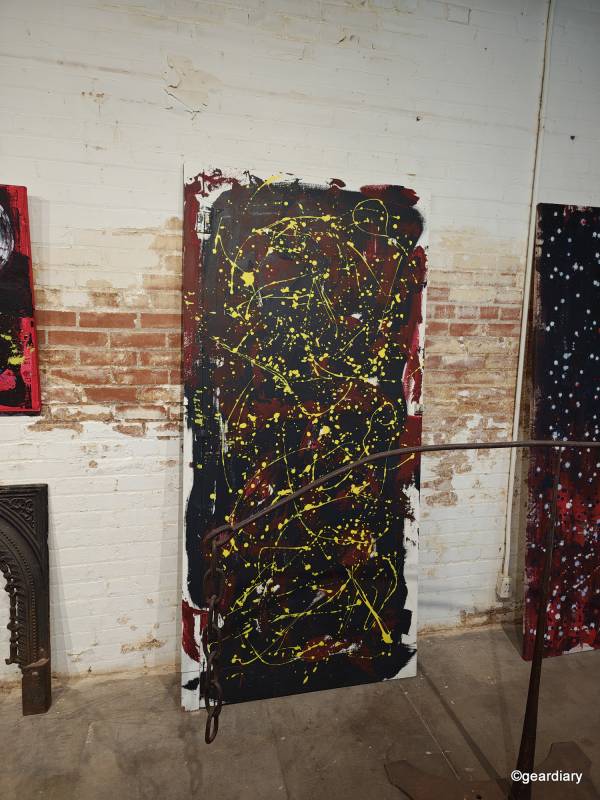 2025 Motorola Razr Ultra Review: Three Months with the Foldable Flip-Phone That’s Still the One to Beat 35 photo of a painting leaning against a wall.