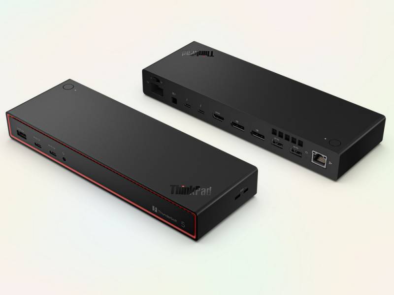 Lenovo Unveils ThinkPad P16 Gen 3, P1 Gen 8, X9 Aura Edition in Glacier White, and ThinkVision P40WD-40 at Innovation World 2025 40 ThinkPad Thunderbolt 5 Smart Dock 7500