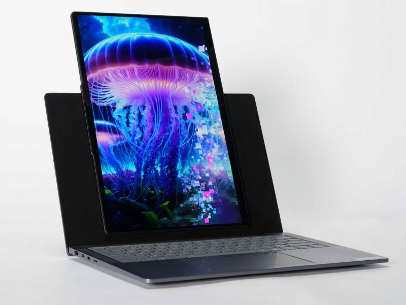 Lenovo Unveils ThinkPad P16 Gen 3, P1 Gen 8, X9 Aura Edition in Glacier White, and ThinkVision P40WD-40 at Innovation World 2025 2 Lenovo ThinkBook VertiFlex Concept