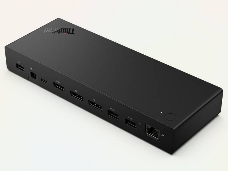 Lenovo Unveils ThinkPad P16 Gen 3, P1 Gen 8, X9 Aura Edition in Glacier White, and ThinkVision P40WD-40 at Innovation World 2025 43 ThinkPad Thunderbolt 4 Smart Dock 7500 Gen 2