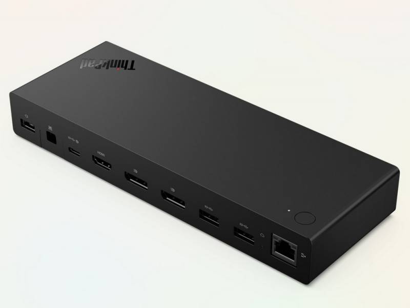 Lenovo Unveils ThinkPad P16 Gen 3, P1 Gen 8, X9 Aura Edition in Glacier White, and ThinkVision P40WD-40 at Innovation World 2025 46 ThinkPad USB4 Smart Dock 5500