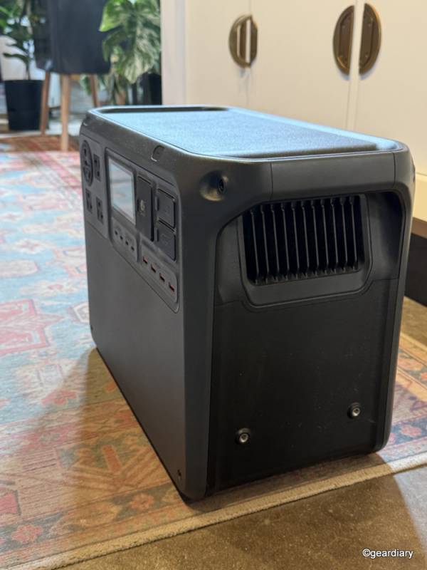 right side of the DJI Power 2000 Portable Power Station