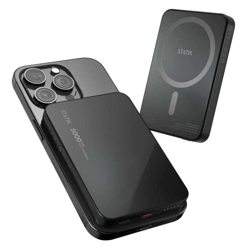Statik State PowerBank Offers a Safer Spin on Everyday Charging 3 Statik State PowerBank on an iPhone