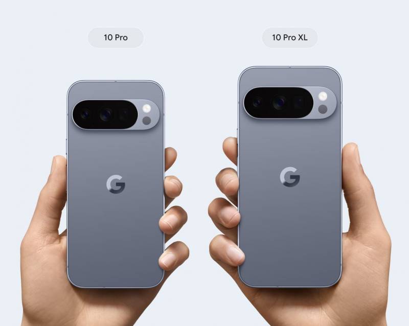 Google Pixel 10 Series: AI Meets Everyday Life in a Pocket-Sized Package 4 Size comparison of the Google Pixel Pro and the Google Pixel Pro XL