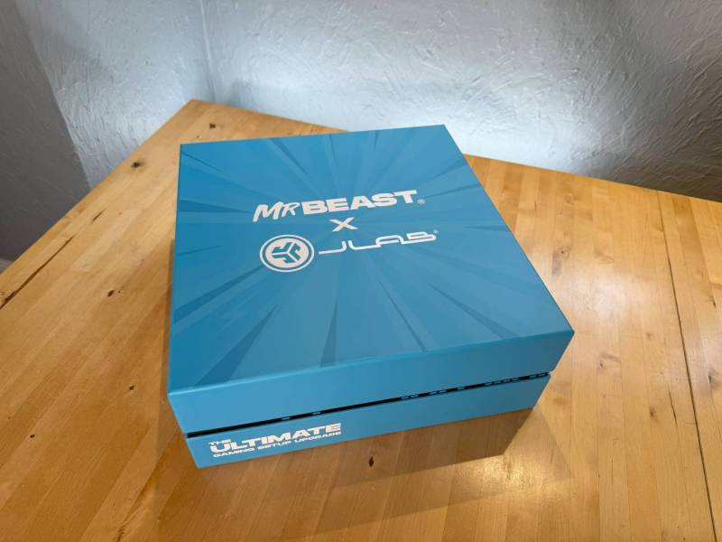 JLab x MrBeast Wired Gaming Headset Review: Solid Sound and a Decent Mic at a Very Low Price 2 JLab x MrBeast Wired Gaming Headset promotional box