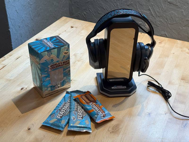 JLab x MrBeast Wired Gaming Headset Review: Solid Sound and a Decent Mic at a Very Low Price 1 JLab x MrBeast Wired Gaming Headset promotional assortment