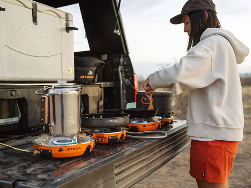 Jetboil Genesis Basecamp System Is a Compact 2-Burner Camp Stove