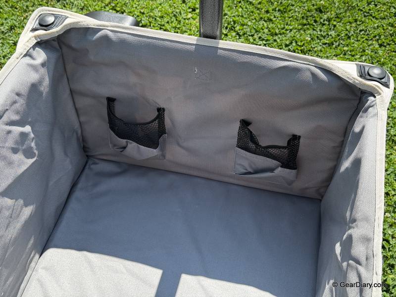 Litheli W1 Pro Electric Foldable Utility Camping Wagon Review: Testing the Future of Outdoor Transport 16 The insdie of the W1 Pro Electric Foldable Utility Camping Wagon