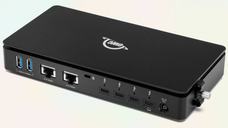 OWC Thunderbolt 5 Dual 10GbE Network Dock: One Cable to Rule Your Chaos 5 OWC Thunderbolt 5 Dual 10GbE Network Dock