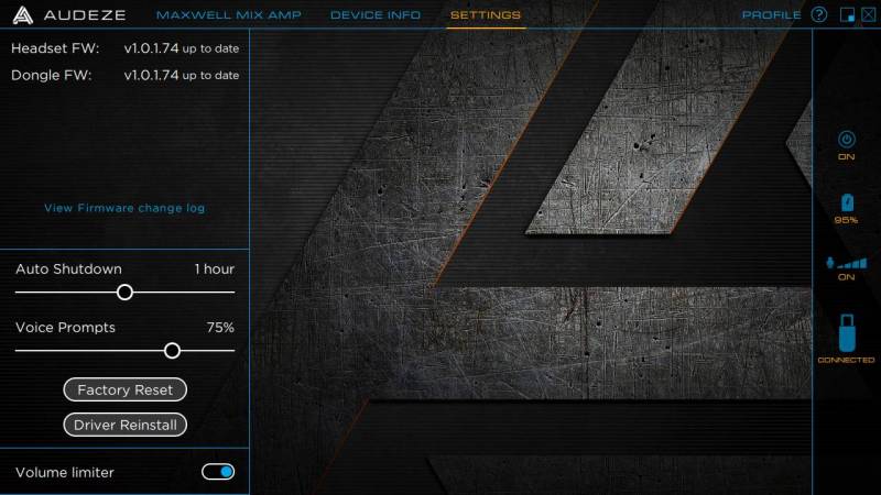 Audeze Maxwell Wireless Gaming Headset Review: Audiophile-Grade Sound in a Top-Tier Gaming Headset 13 Audeze app