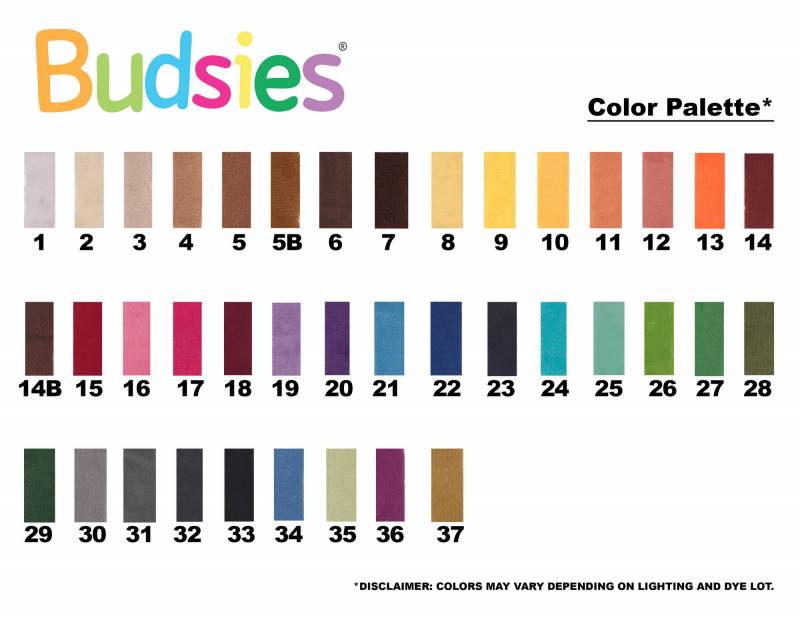 Budsies Custom Plush Toy Review: How to Turn Your Child's Scribbles into Huggable Art 8 Budsies color palette