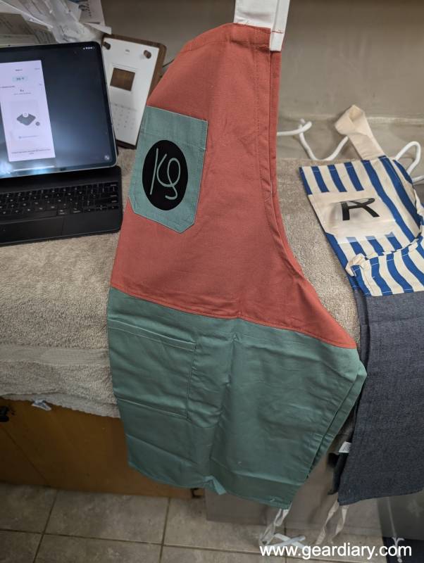 Cricut EasyPress 3 and Cricut Hat Press Review: Pro-Level Heat Transfers Made Easy at Home 4 Aprons made with personalization done with the Cricut EasyPress 3