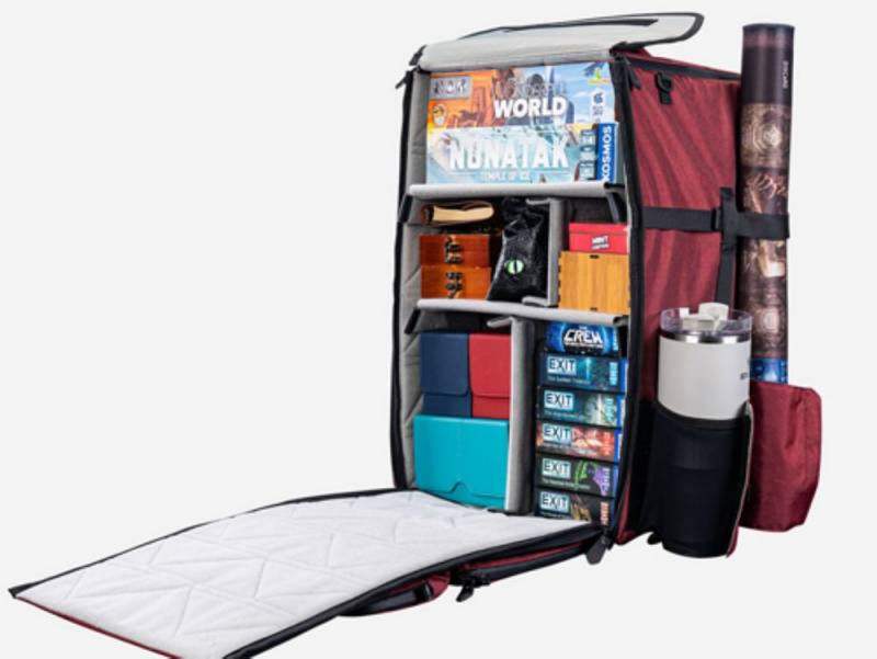 D-Pack Is the 60L Board Game Backpack That Thinks Like a Gamer 2 D-Pack Board Game Backpack on Kickstarter