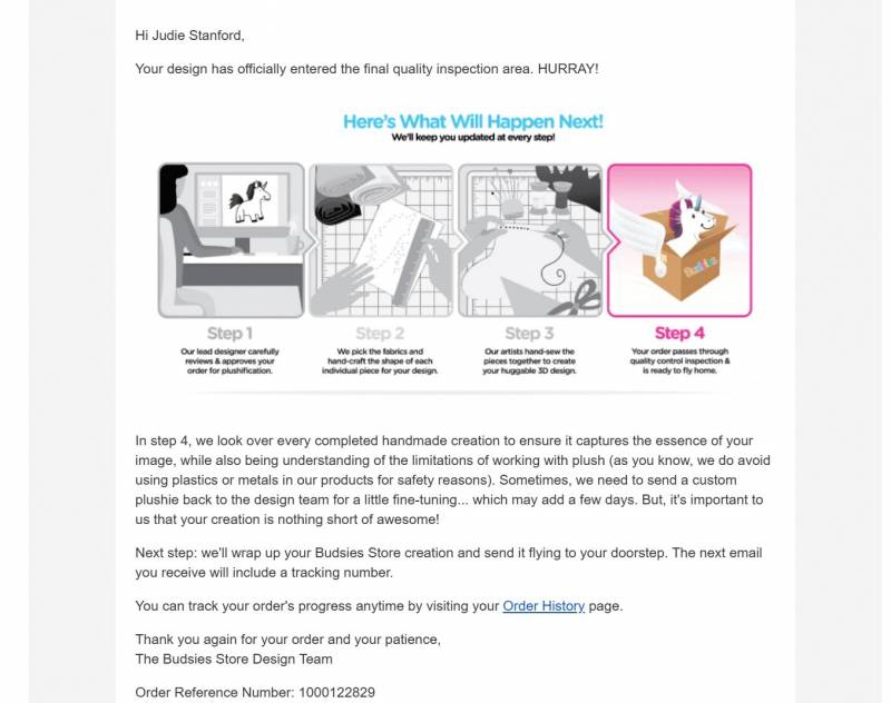 Budsies Custom Plush Toy Review: How to Turn Your Child's Scribbles into Huggable Art 14 Final Steps