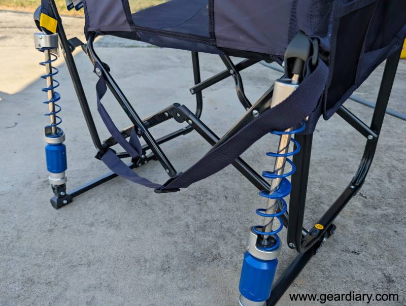 GCI Adjustable Rocker Review: Portable, Foldable, and Perfectly Customizable for Outdoor Relaxation and Comfort Anywhere 4 Spring action rocking technology on the GCI Adjustable Rocker