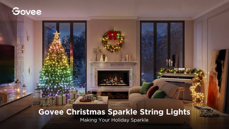 The Govee IFA 2025 Lineup Includes the TV Backlight 3 Pro, a Pendant Light, Outdoor Prism Lights, and More to Transform Your Home 23 Govee Christmas Sparkle String Lights