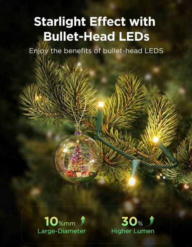 The Govee IFA 2025 Lineup Includes the TV Backlight 3 Pro, a Pendant Light, Outdoor Prism Lights, and More to Transform Your Home 24 Govee Christmas Sparkle String Lights