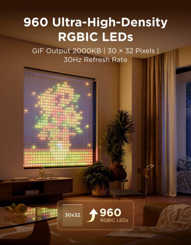 The Govee IFA 2025 Lineup Includes the TV Backlight 3 Pro, a Pendant Light, Outdoor Prism Lights, and More to Transform Your Home 13 Govee Curtain Light Pro