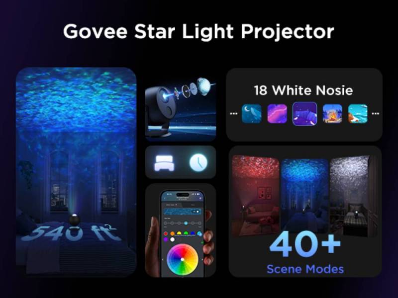 Cosmic to Calm: The New Govee Star Light Projectors Bring the Night Sky Indoors 17 Govee Star Light Projector (Ocean Wave)