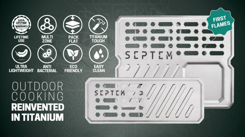 GrilTi 2.0 Titanium Grill: A Pack-Flat, Three-Zone Outdoor Cooking Setup for Campers, Van-Lifers, and Anyone Who Wants Real Food in the Wild 5 GrilTi 2.0 Titanium Grill